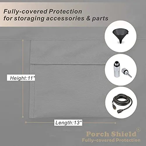 Porch Shield Generator Covers Running - Heavy Duty Waterproof Generator Rain Tent Shelter for 3500w-12000w Black Generator Haven