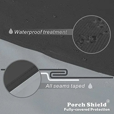 Porch Shield Generator Covers Running - Heavy Duty Waterproof Generator Rain Tent Shelter for 3500w-12000w Black Generator Haven