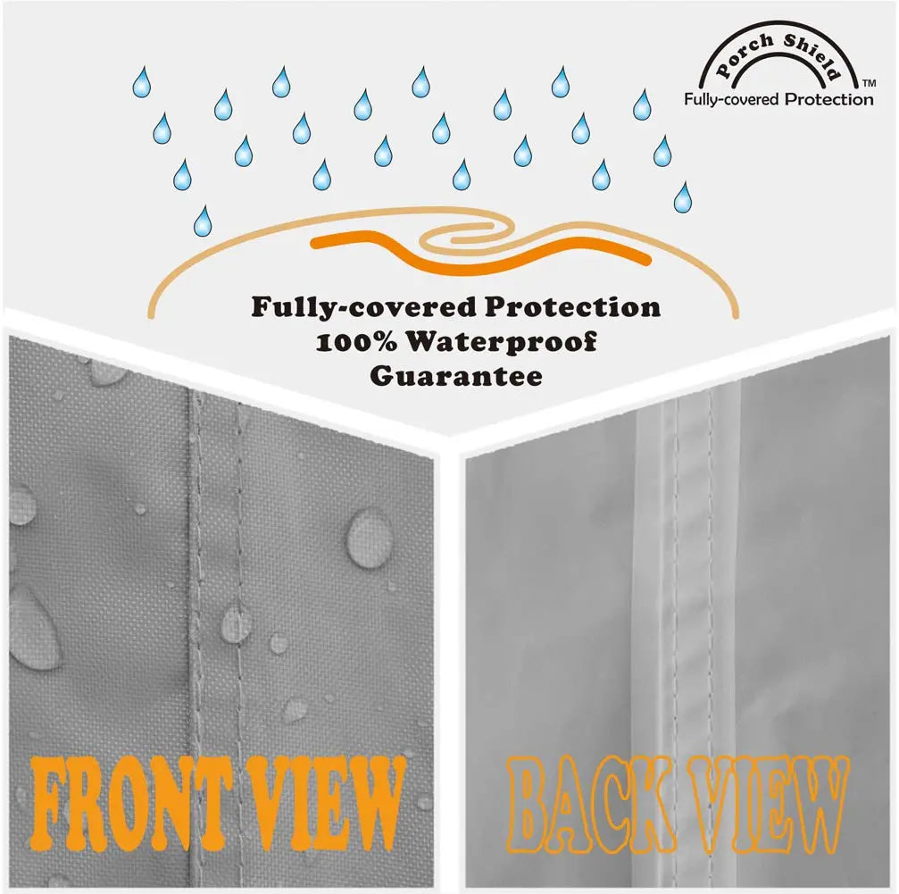 Porch Shield Generator Covers Running - Heavy Duty Waterproof Generator Rain Tent Shelter for 3500w-12000w Black Generator Haven
