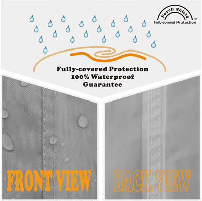 Porch Shield Generator Covers Running - Heavy Duty Waterproof Generator Rain Tent Shelter for 3500w-12000w Black Generator Haven