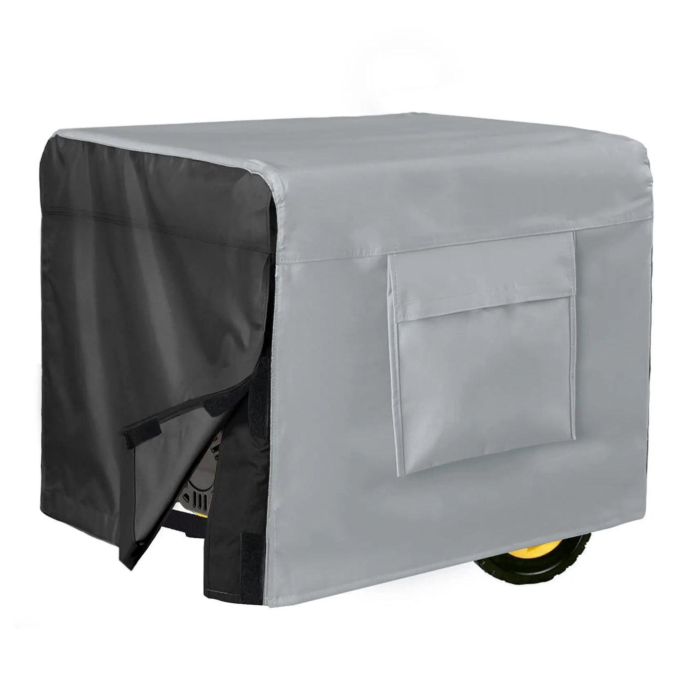 Porch Shield Generator Covers Running - Heavy Duty Waterproof Generator Rain Tent Shelter for 3500w-12000w Black Generator Haven