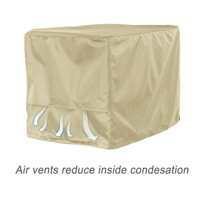 Porch Shield Generator Covers Running - Heavy Duty Waterproof Generator Rain Tent Shelter for 3500w-12000w Black Generator Haven