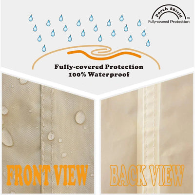 Porch Shield Generator Covers Running - Heavy Duty Waterproof Generator Rain Tent Shelter for 3500w-12000w Black Generator Haven