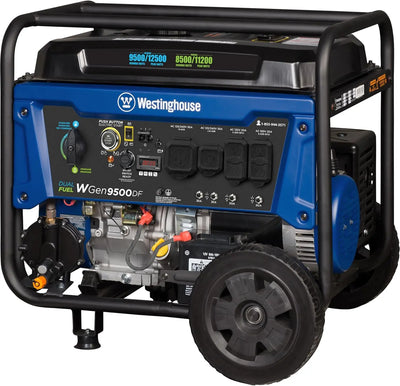 Westinghouse generator 12500 Watt Dual Fuel Home Backup Portable Generator, Remote Electric Start, Transfer Switch Ready, Gas and Propane Powered - Generator Haven