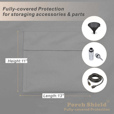 Porch Shield Generator Covers Running - Heavy Duty Waterproof Generator Rain Tent Shelter for 3500w-12000w Black Generator Haven