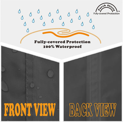Porch Shield Generator Covers Running - Heavy Duty Waterproof Generator Rain Tent Shelter for 3500w-12000w Black Generator Haven